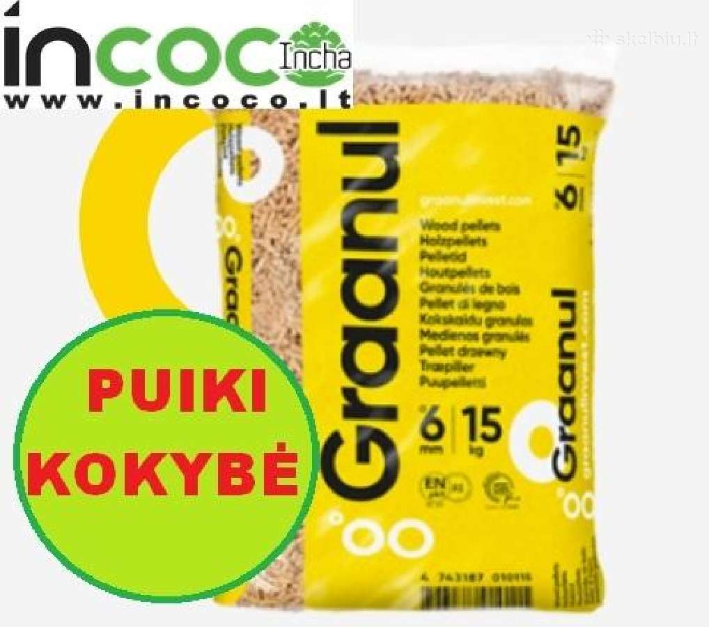 Alytaus granulės 990 kg. 340 eur