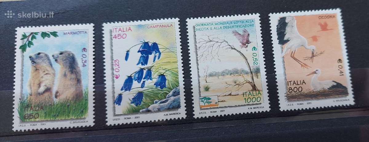 Italija 2001 gamta