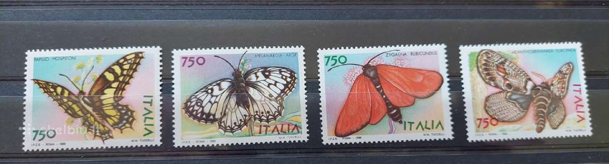 Italija 1996 drugeliai
