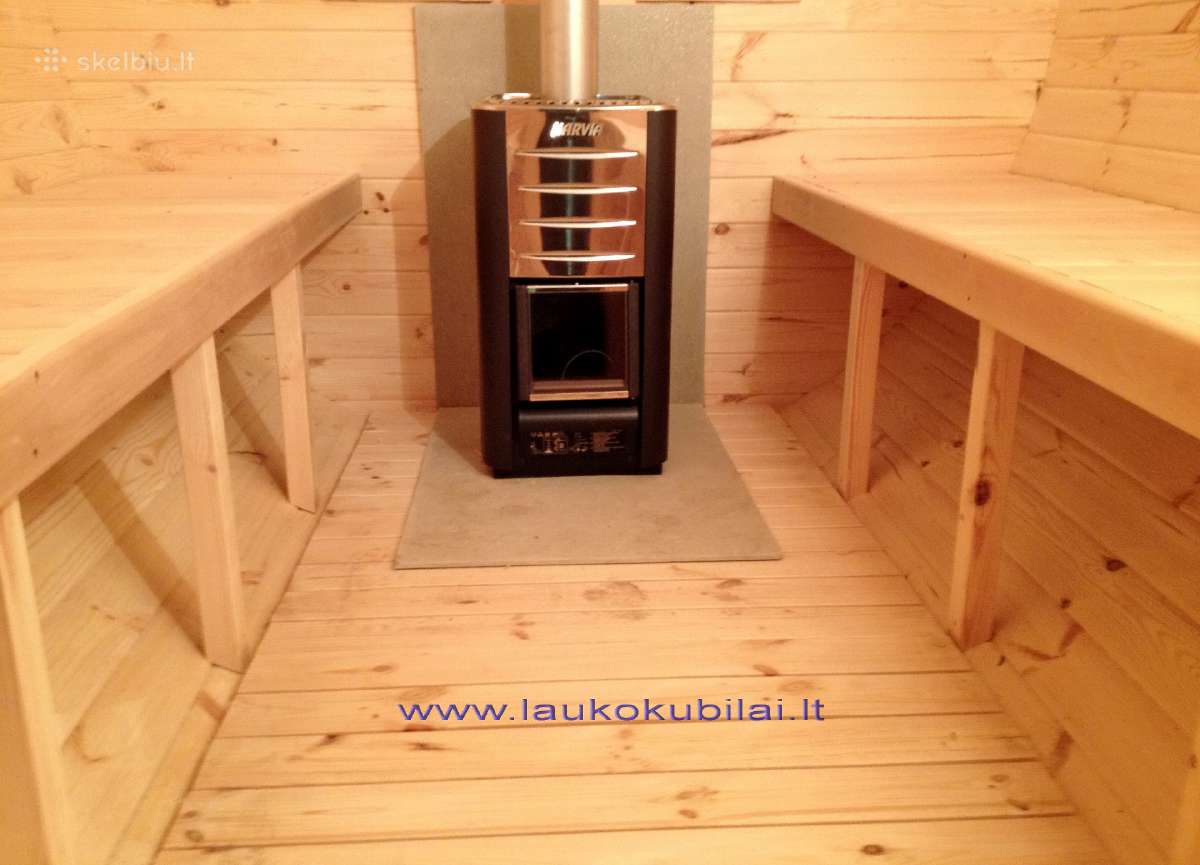 Apvali Lauko pirtis sauna - kubilas bačka 4,8m - nuotraukos Nr. 16