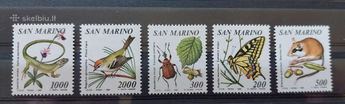 San Marino 1990 gamta