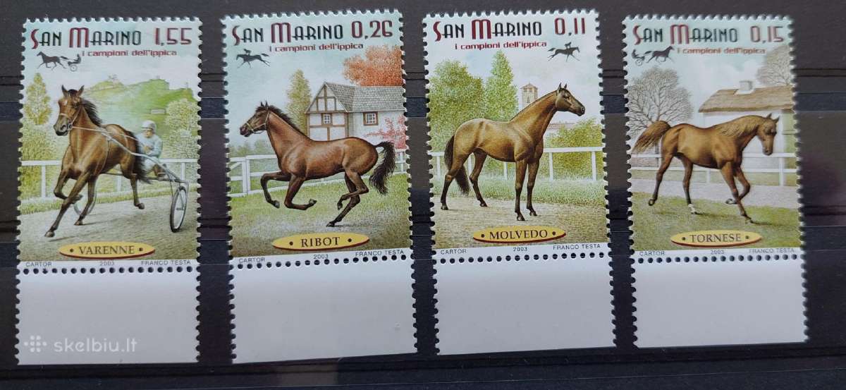 San Marino 2003 arkliai švarus