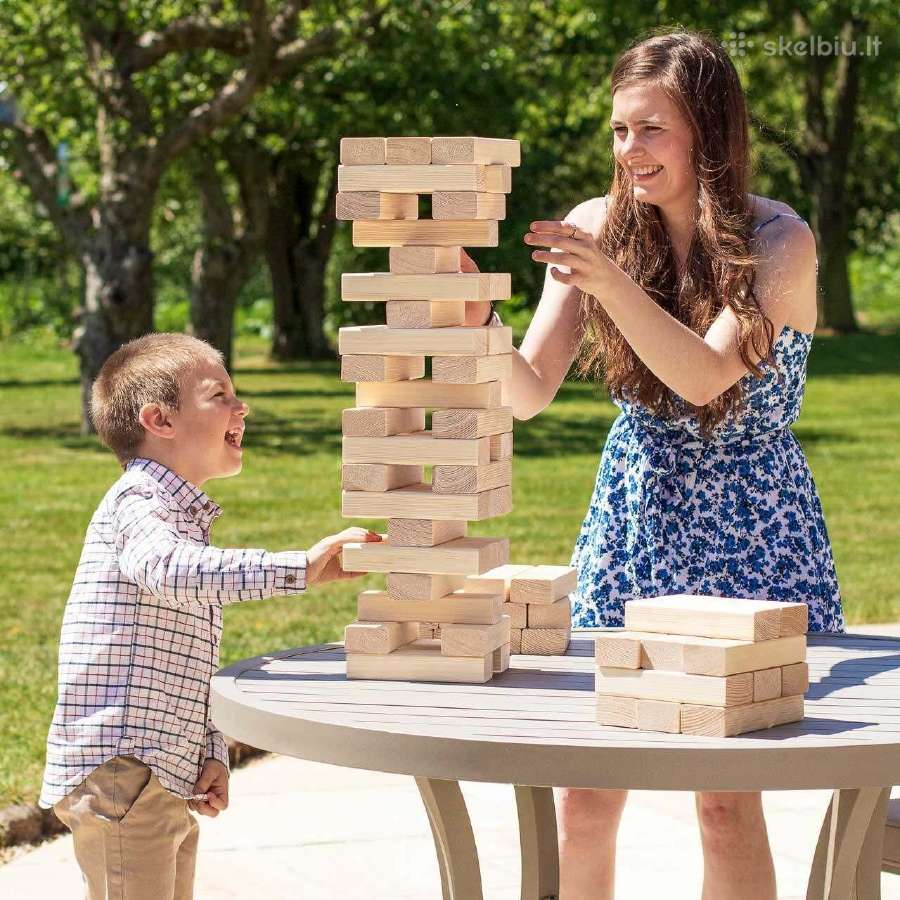 Giant Jenga XXL kaladėlės - nuotraukos Nr. 6