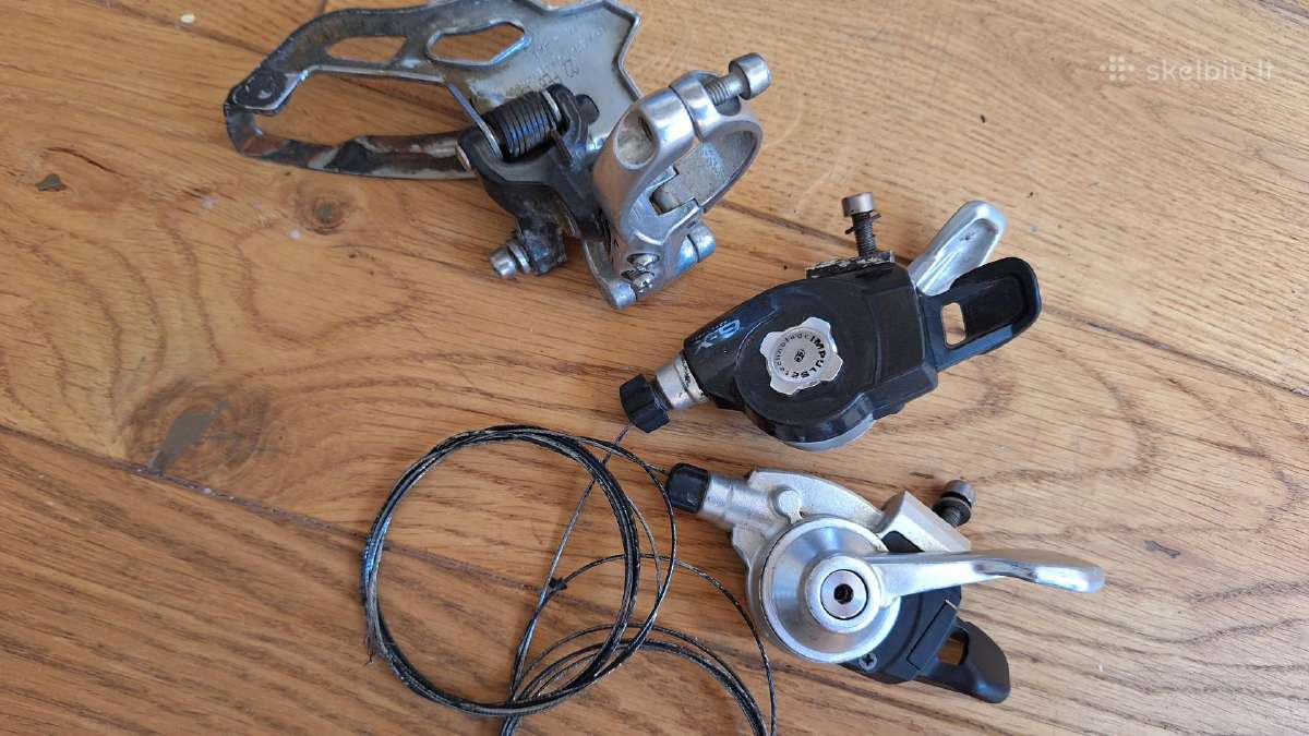 Sram X9 pavarų perjungimo rankenėlių komplektas - nuotraukos Nr. 2