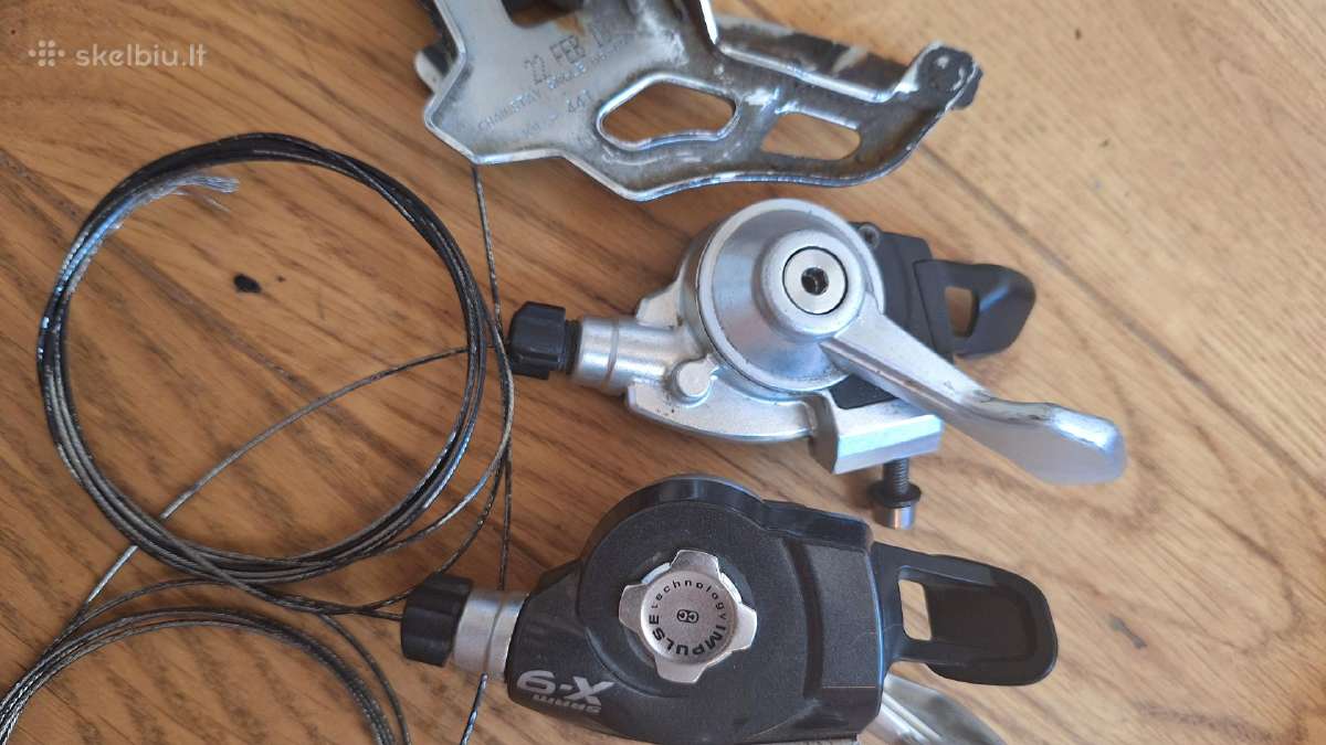 Sram X9 pavarų perjungimo rankenėlių komplektas - nuotraukos Nr. 4