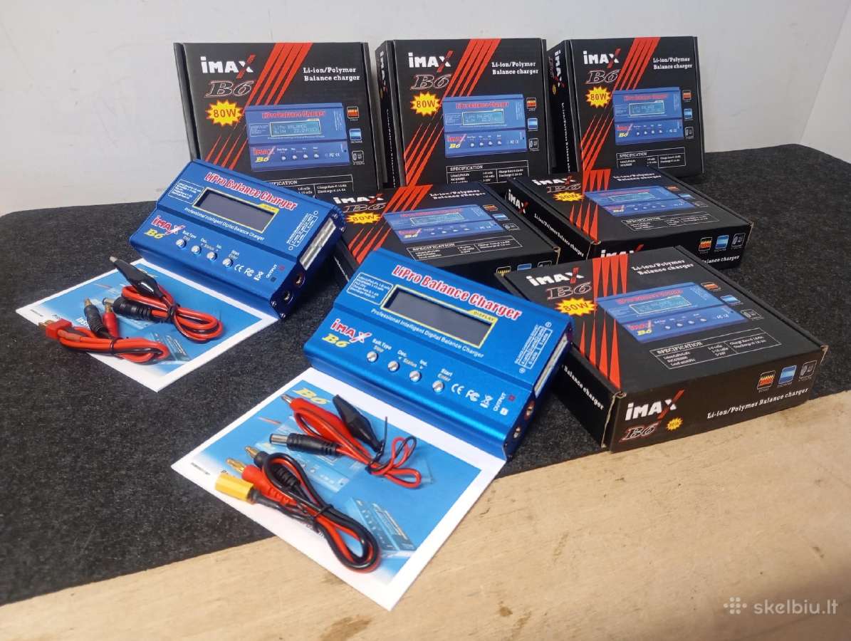 Naujas Imax B6 80w pakrovėjas, maitinimo blokas