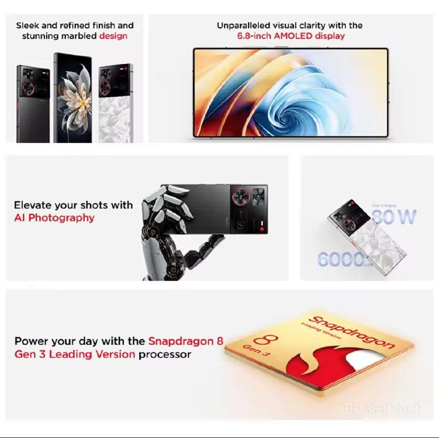 Nubia Z60 Ultra Leading Version - nuotraukos Nr. 3