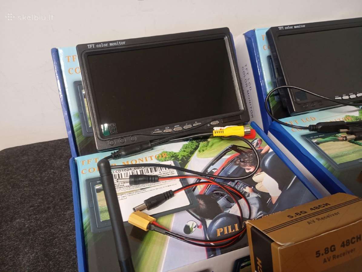 Nauji 7' fpv monitoriai / ekranai - nuotraukos Nr. 3
