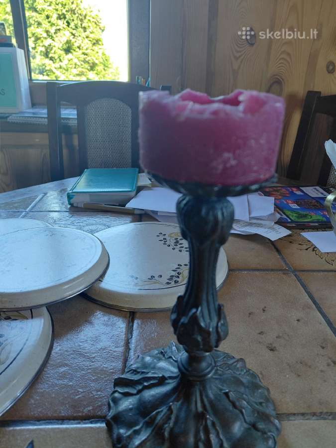 Puiki senovinė žvakidė - nuotraukos Nr. 8