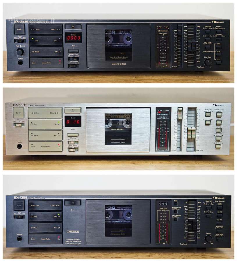 Nakamichi Bx-300e Bx-150e Nakamichi Mr-1