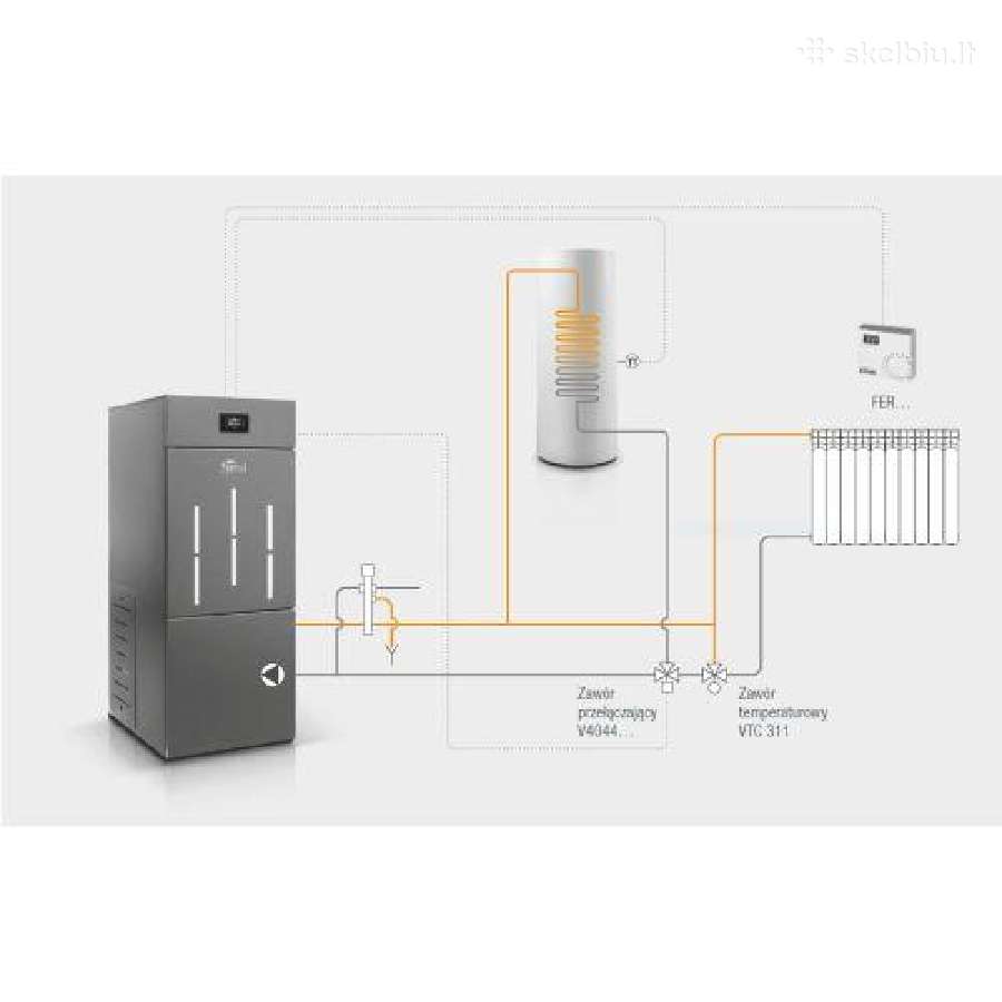 Granulinis katilas Ferroli Biopellet Pro 12kw - nuotraukos Nr. 4