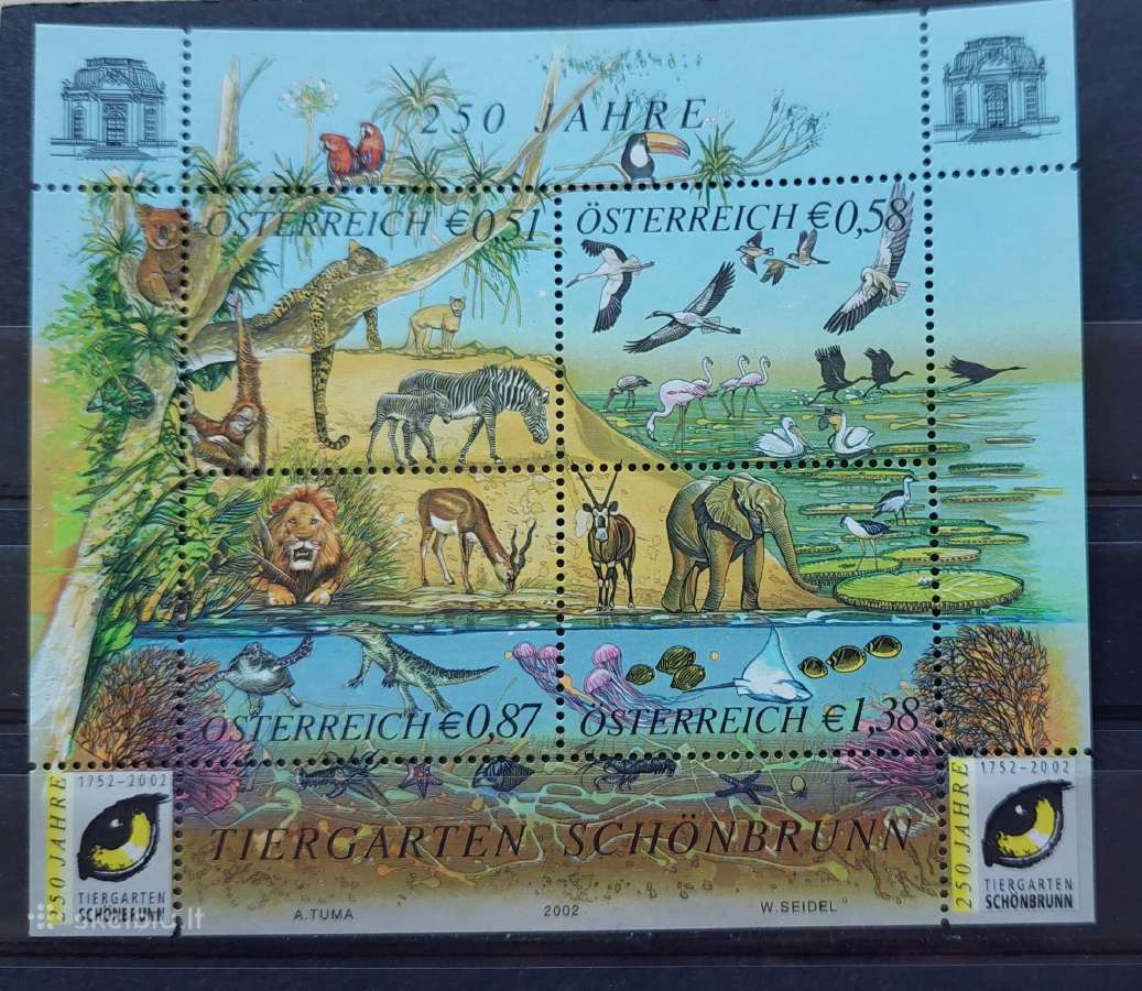 Austrija 2002 Zoologijos sodas