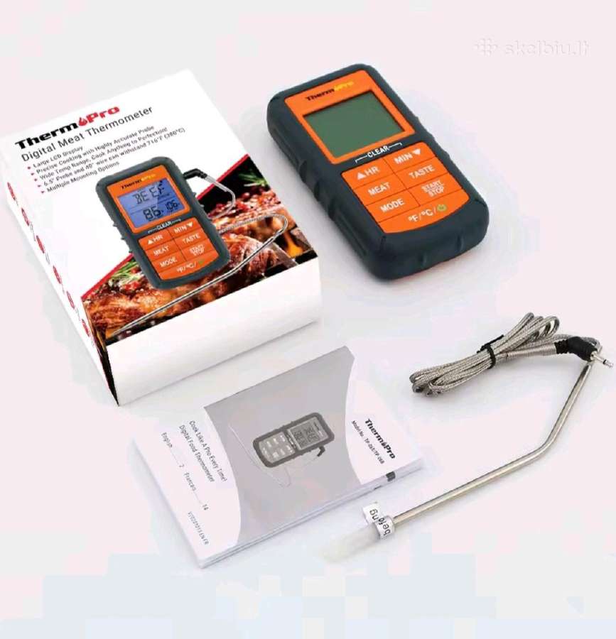 Skaitmeninis maisto termometras Thermopro Tp-06b - nuotraukos Nr. 7