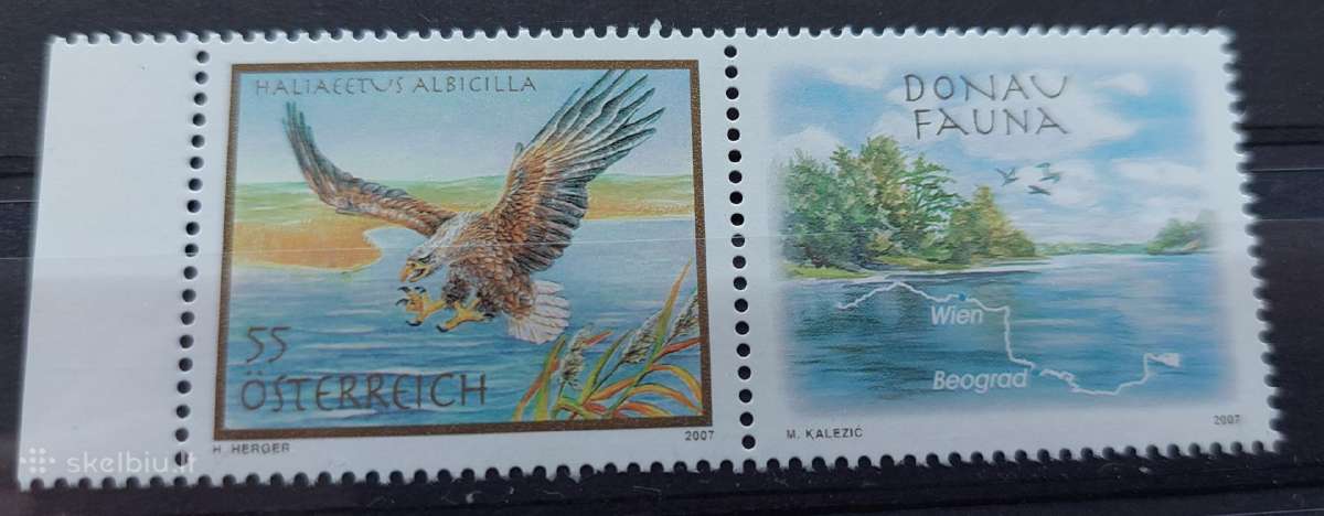 Austrija 2007 paukštis, švarus