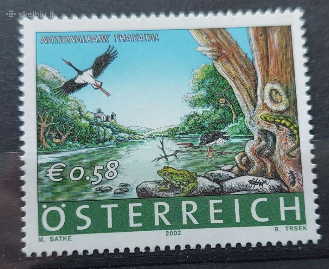 Austrija 2002 nac.parkas, švarus
