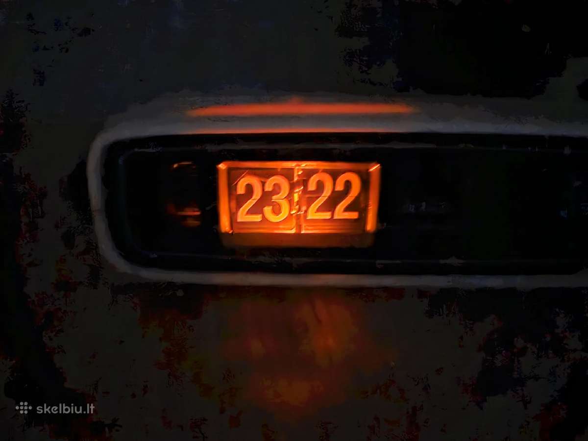Aciko Ard-206 flip clock stalinis laikrodis su rad - nuotraukos Nr. 4