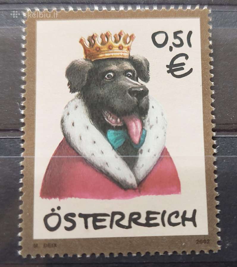 Austrija 2002 šuo, švarus Michel Nr 2393