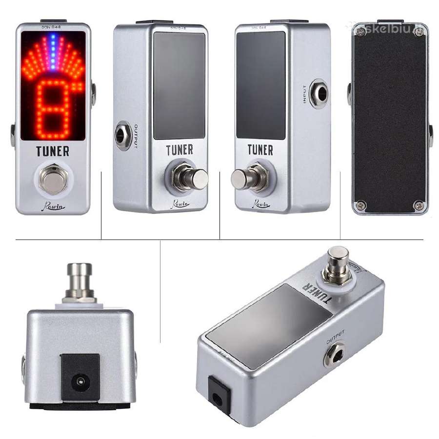 Rowin Mini Chromatic Tuner Pedal - nuotraukos Nr. 4