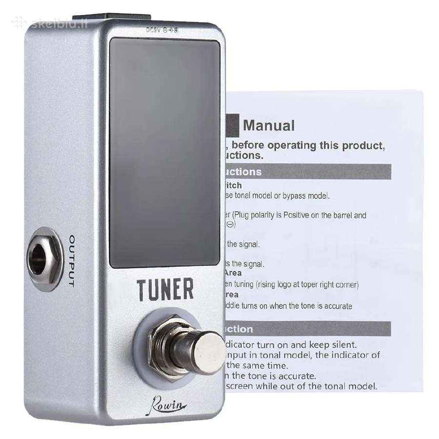 Rowin Mini Chromatic Tuner Pedal - nuotraukos Nr. 7