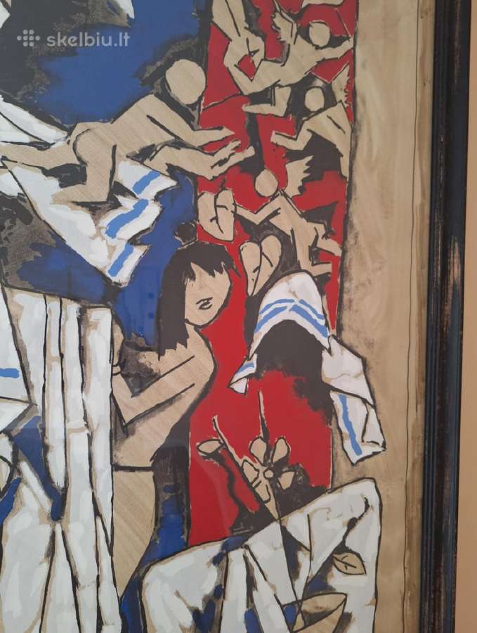 Mother by M.f Husain, limited edition 39/125 - nuotraukos Nr. 4