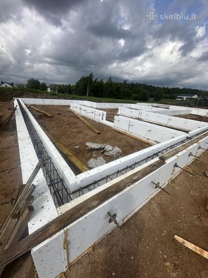 Pamatų betonavimas Poliai Rostverkas Grindys - nuotraukos Nr. 4