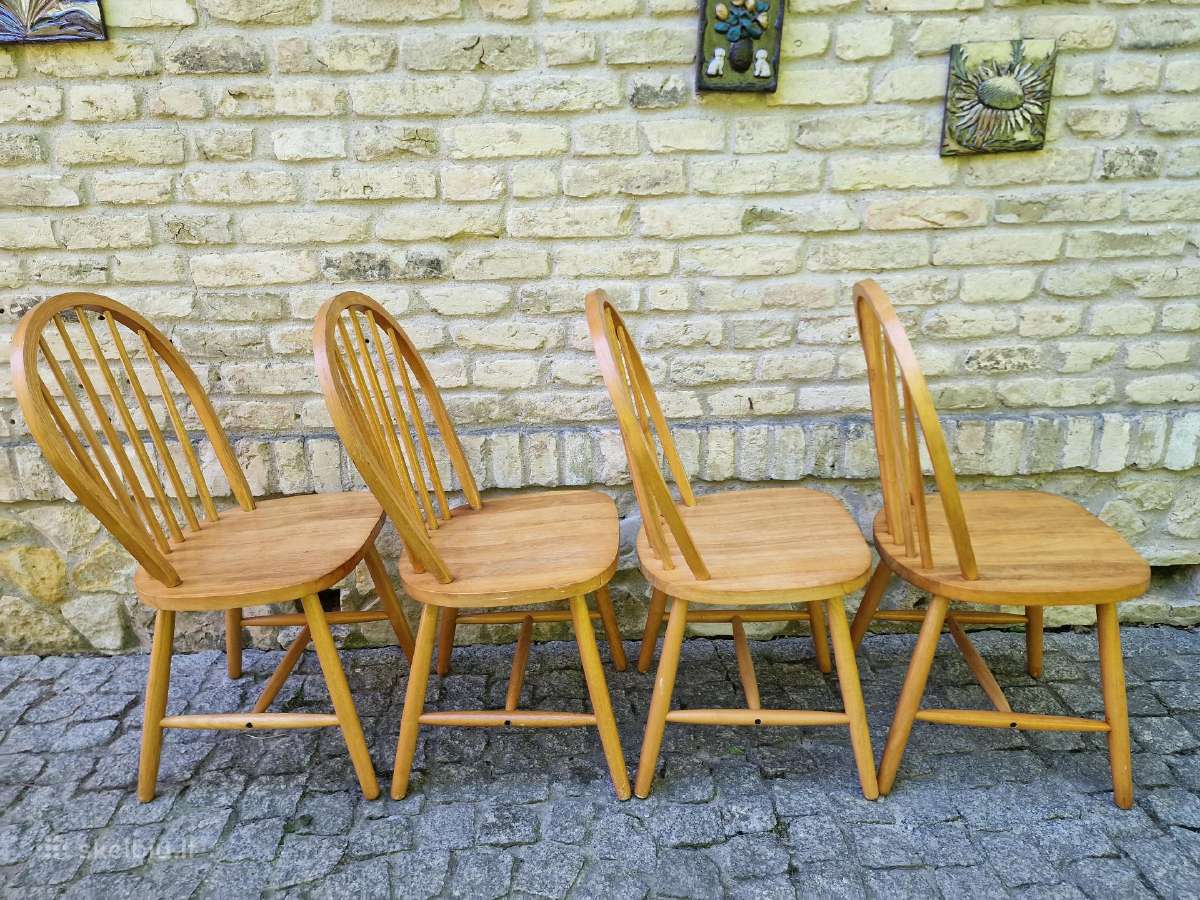 Vintažinės mid century Windzoro st.kėdės - nuotraukos Nr. 2