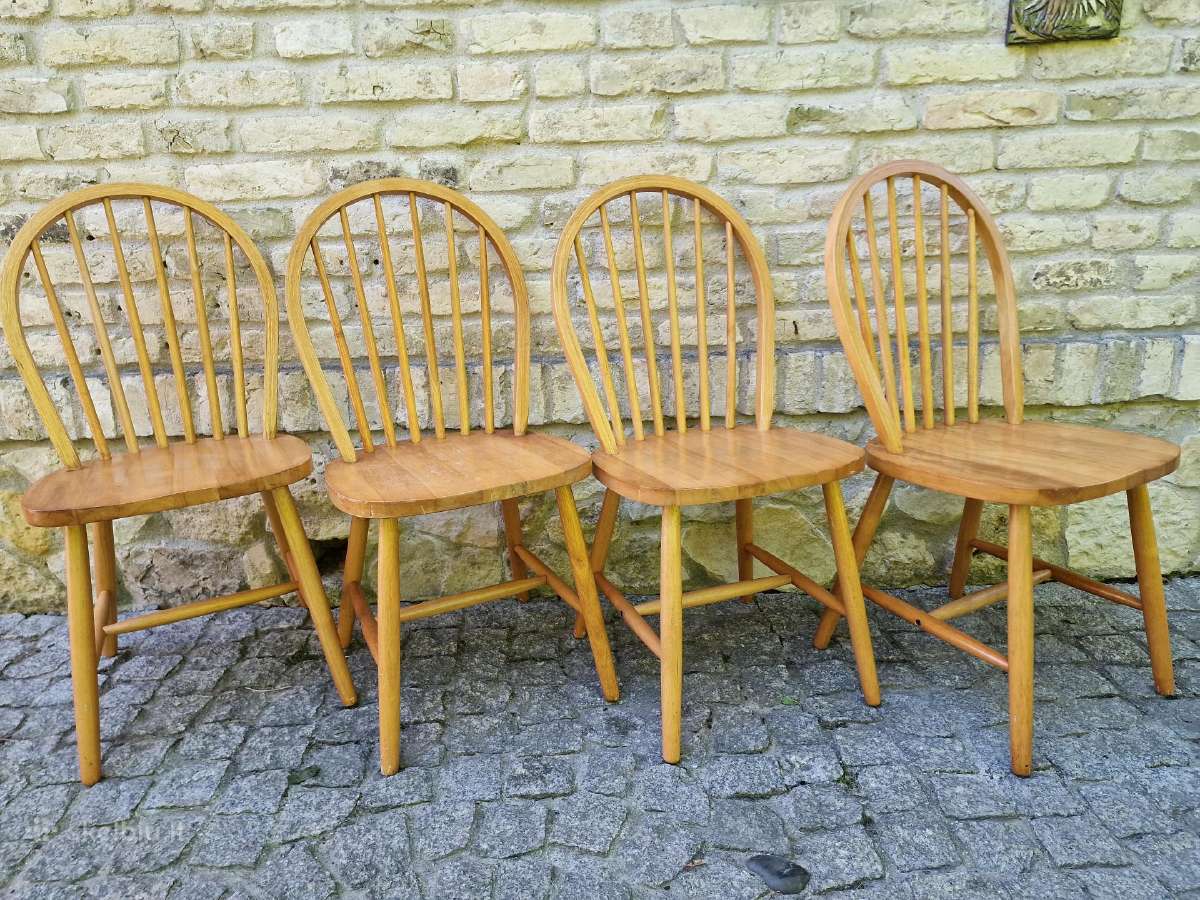 Vintažinės mid century Windzoro st.kėdės - nuotraukos Nr. 3