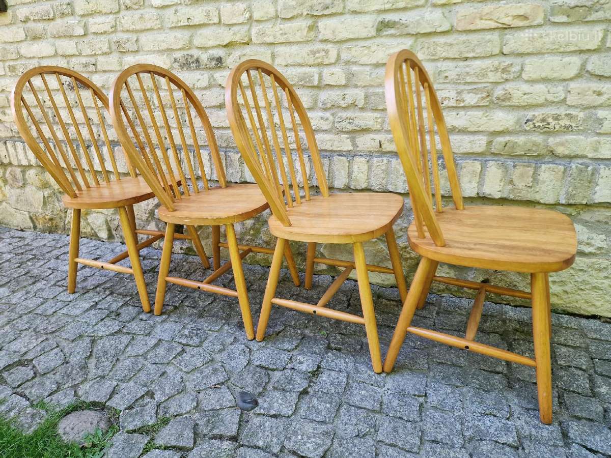 Vintažinės mid century Windzoro st.kėdės - nuotraukos Nr. 8