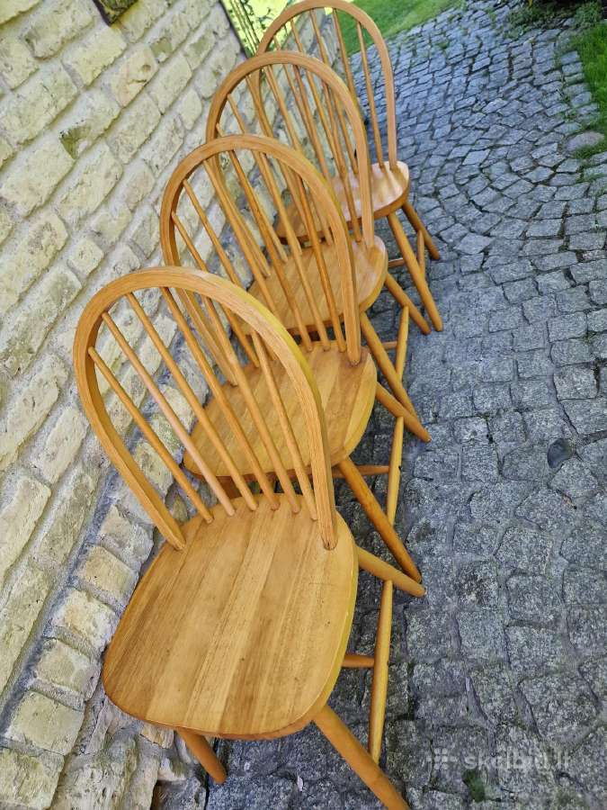Vintažinės mid century Windzoro st.kėdės - nuotraukos Nr. 20