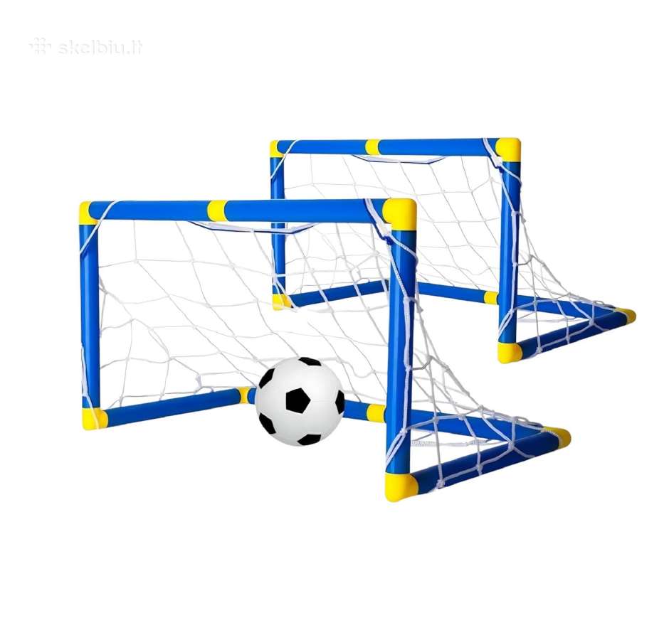 Vaikiškas futbolo vartų rinkinys su kamuoliu - nuotraukos Nr. 2