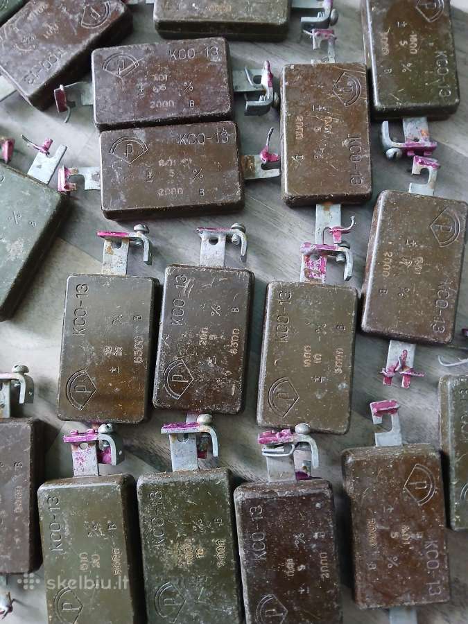 Elektriniai kondensatoriai žėrutiniai Kco-13