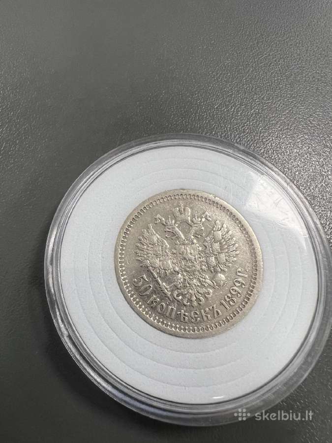 50 kapeiku 1899 metu sidabrine - nuotraukos Nr. 2