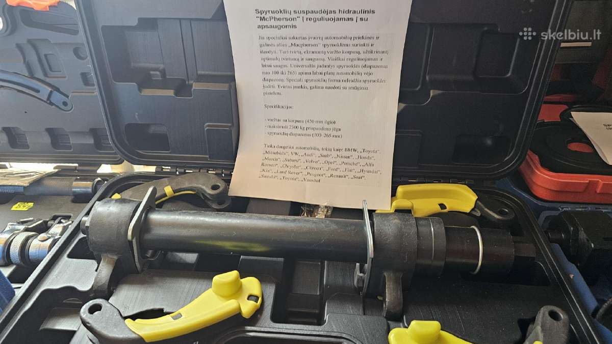Spyruoklių suspaudėjas Spyruoklių suspaudėjai - nuotraukos Nr. 10
