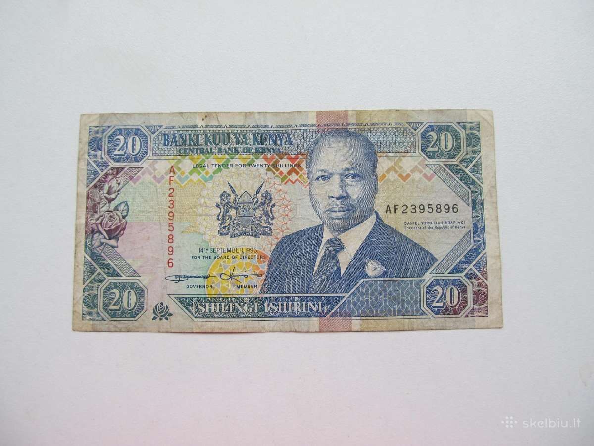 20 šilingu , Kenija , 1993