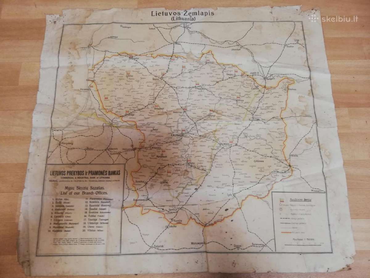 Ww2 zemelapis.Lietuva