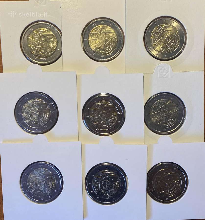 Unc euro monetos
