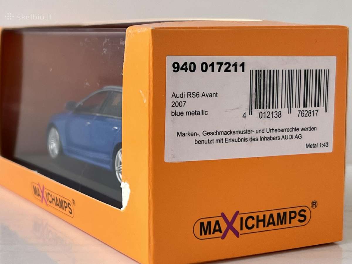 Audi Rs6 Avant 1:43 - nuotraukos Nr. 9