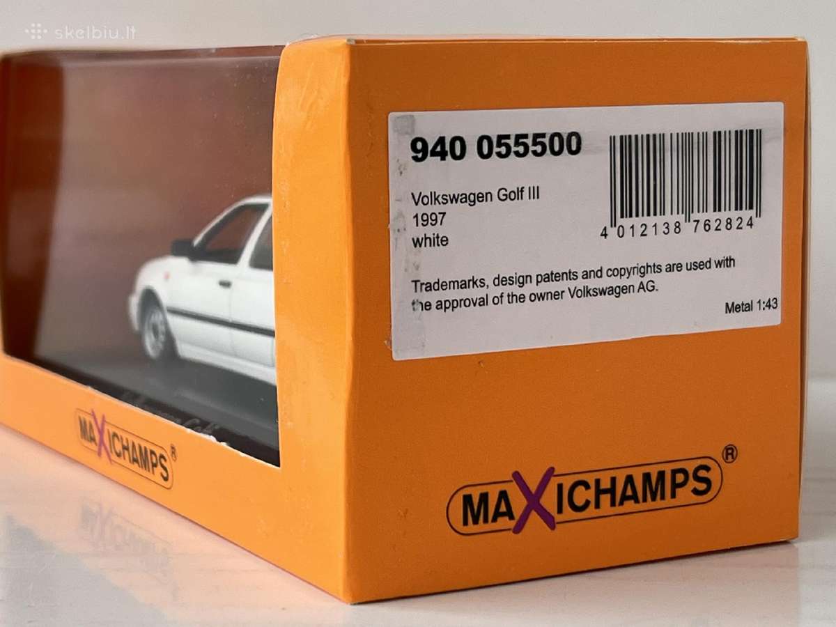 VW Golf III 1:43 - nuotraukos Nr. 8