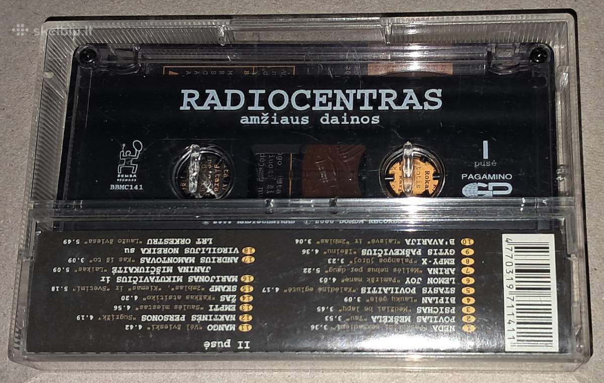 Radiocentras. Amžiaus Dainos (Audio Cassette) - nuotraukos Nr. 2