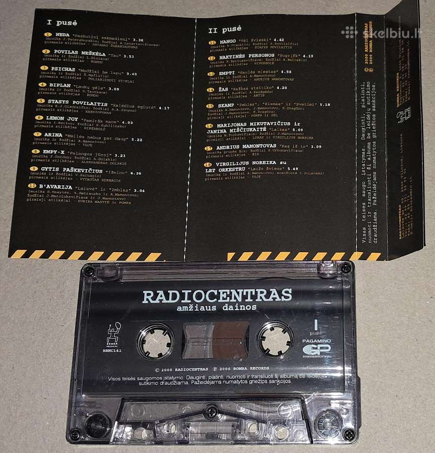 Radiocentras. Amžiaus Dainos (Audio Cassette) - nuotraukos Nr. 3