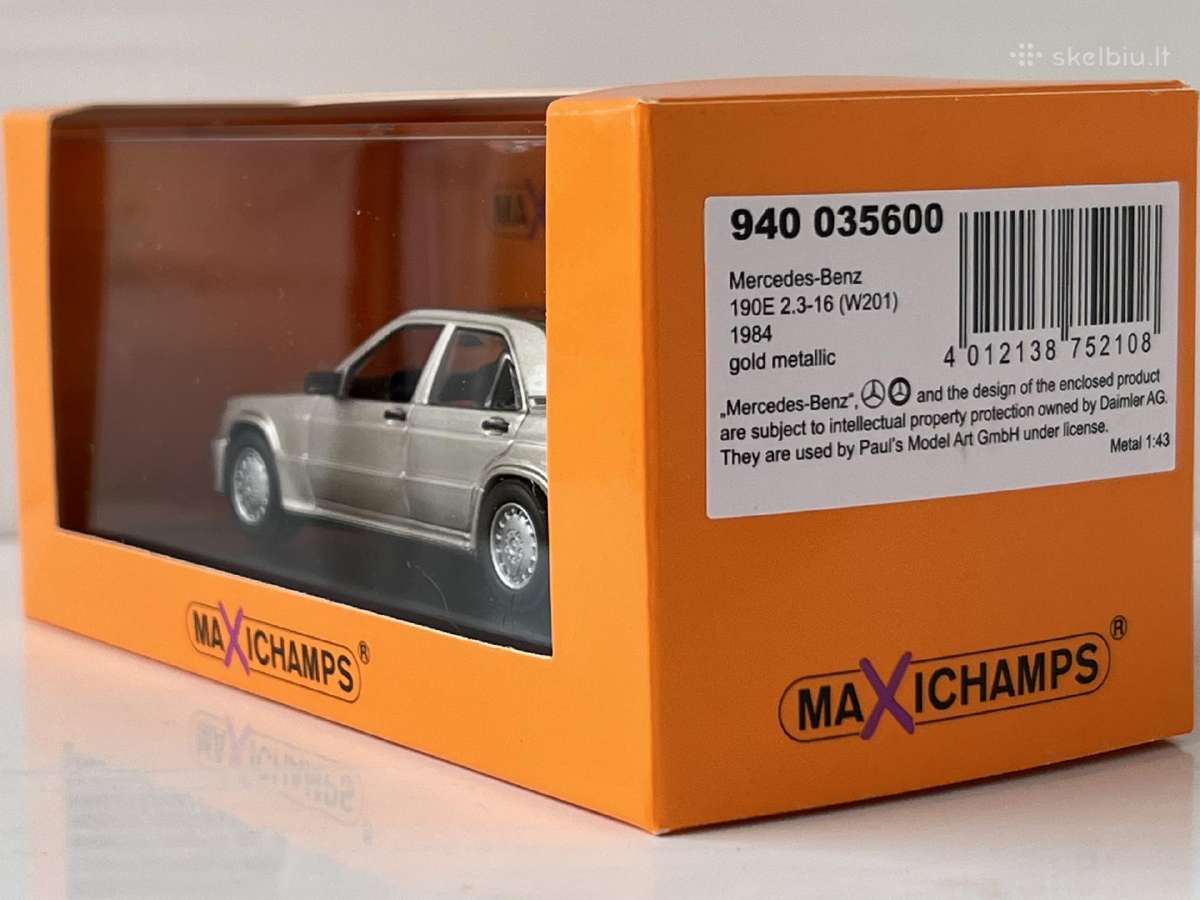 Mercedes Benz 190e 1:43 - nuotraukos Nr. 7