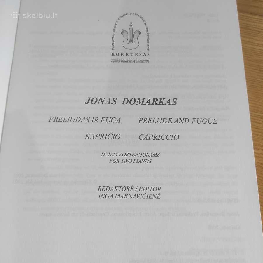 Natos fortepijonui - nuotraukos Nr. 2