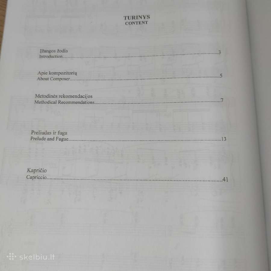 Natos fortepijonui - nuotraukos Nr. 4