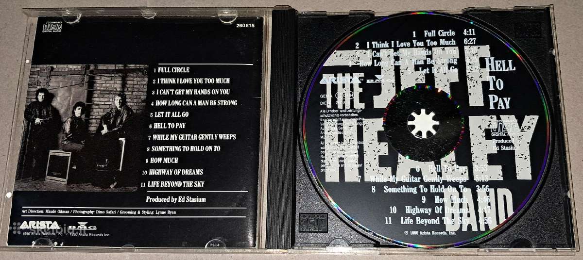 The Jeff Healey Band – Hell To Pay (Audio CD) - nuotraukos Nr. 3