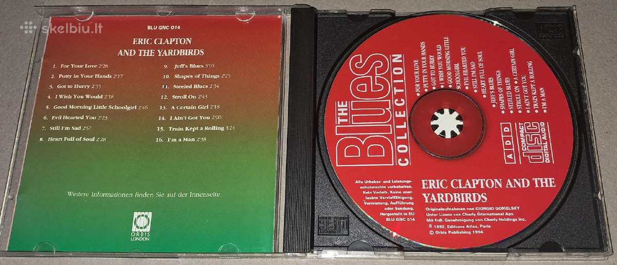 Eric Clapton And The Yardbirds (Audio CD) - nuotraukos Nr. 3