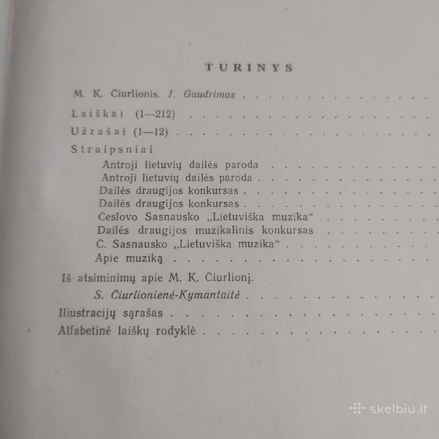 Knyga M.k.čiurlionis Apie muziką ir dailę - nuotraukos Nr. 6