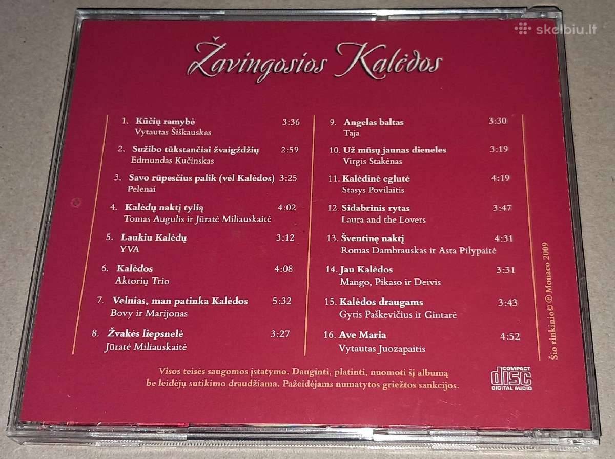 Žavingosios Kalėdos (Audio CD) - nuotraukos Nr. 2