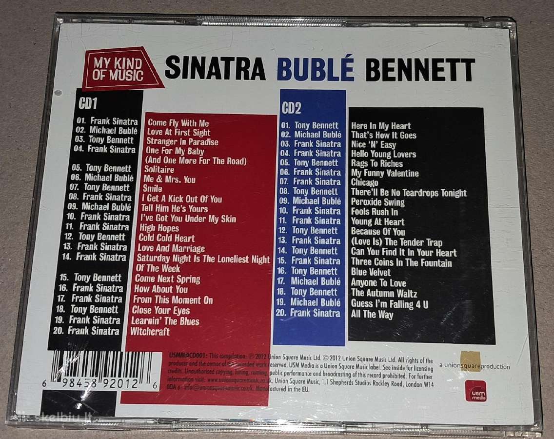 Sinatra Bubl Bennett (Audio CD) - nuotraukos Nr. 4