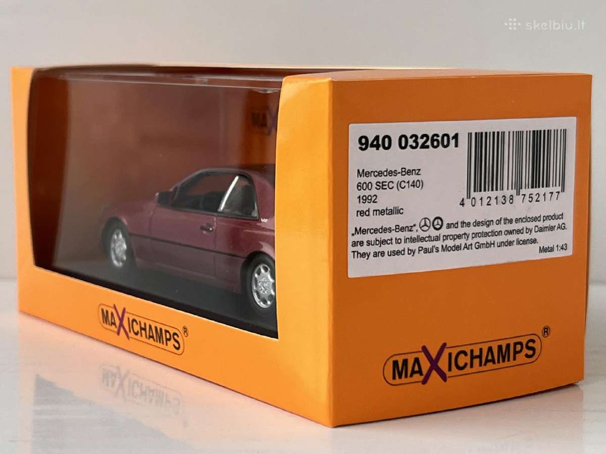 Mercedes-benz 600 Sec 1:43 - nuotraukos Nr. 9