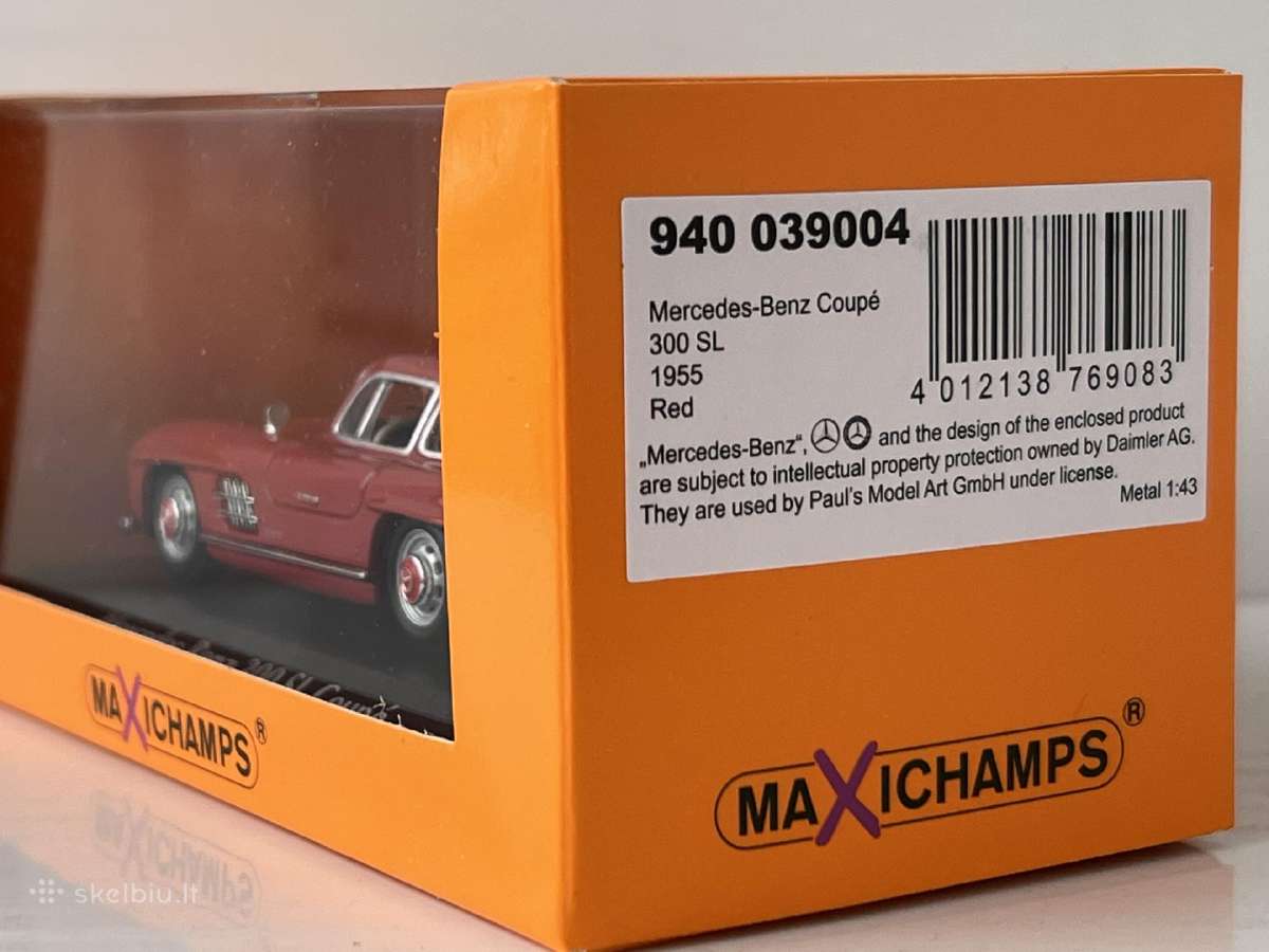 Mercedes Benz 300 SL 1:43 - nuotraukos Nr. 10